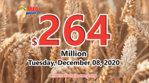 一名玩家在2020年12月4日赢得了百万美元的Mega Millions奖。