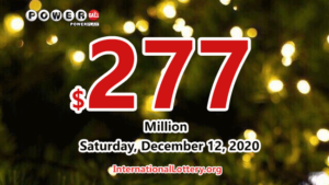 2020年12月9日的 Powerball 结果：头奖升至 2.77 亿美元 .org